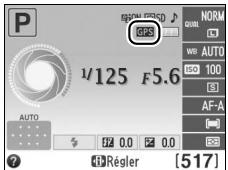 NIKON D3200 - L'icône GPS - 1