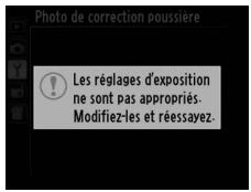 NIKON D3200 - Obtenir les données de référence de correction de la poussière. - 1