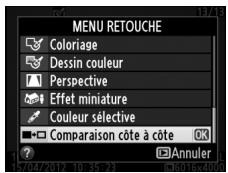 NIKON D3200 - Sélectionner comparaison côte à côte. - 2