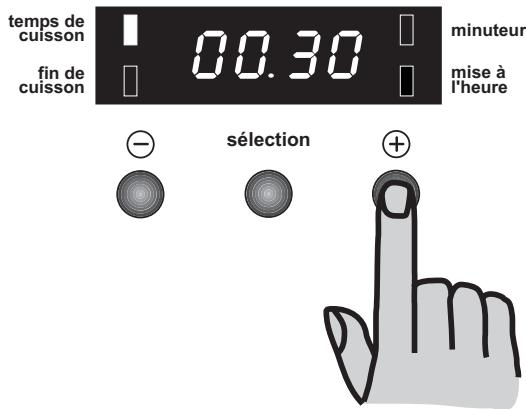 FAURE FM404N - Pour régler le temps de cisson: - 3