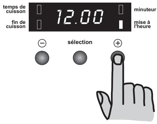 FAURE FM404N - Pour régler le temps de cisson: - 1