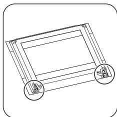 FAURE FM402X - Retrait de la porte du four et de la vitre - 4