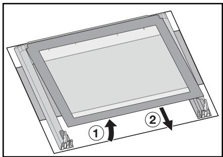 FAURE FYB455W - La porte du four - 8