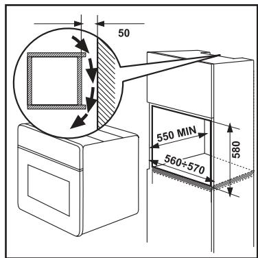 FAURE FOB571X - Mise en place de l'appareil - 3