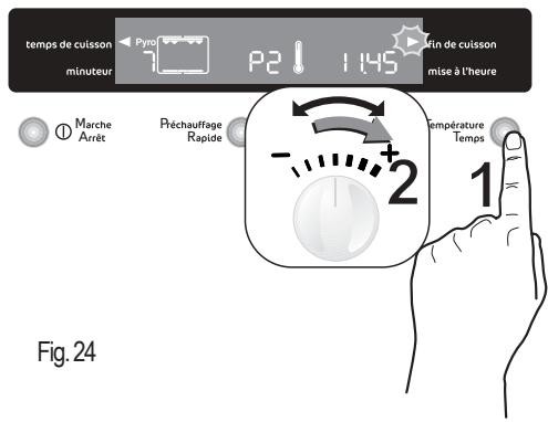 FAURE FYB562N - Programmation du nettoyage pyrolytique (départ différé, arrêt automatique) - 1