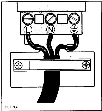 FAURE CPE444T - BRANCHEMENT ELECTRIQUE A LA PLAQUE A BORNES - 1