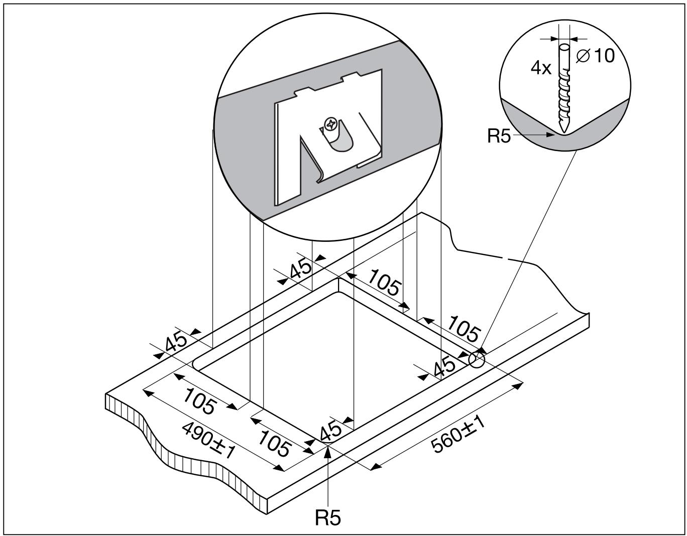 FAURE CVH215N 33L - Application du joint - 3
