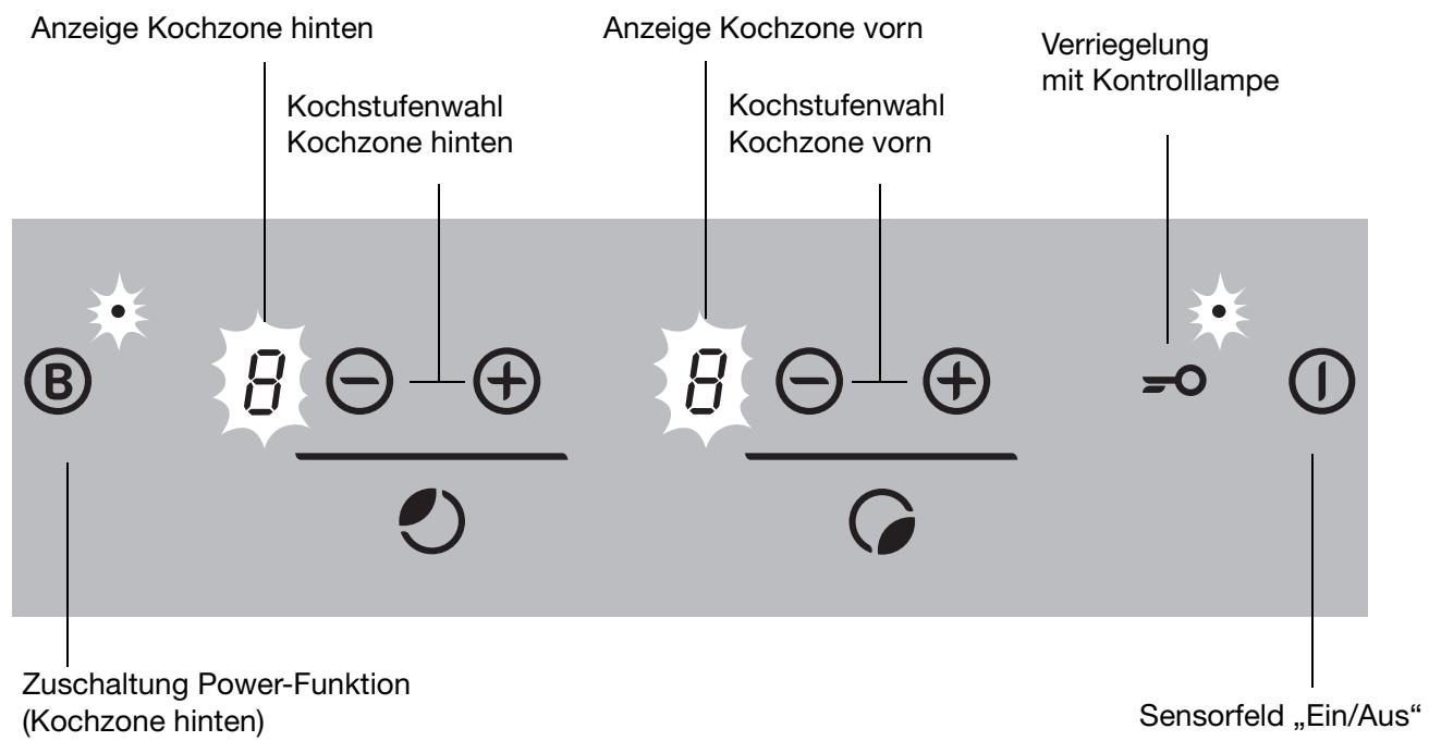 FAURE CVI100N - Ausstattung Koch- und Bedienfeld - 2