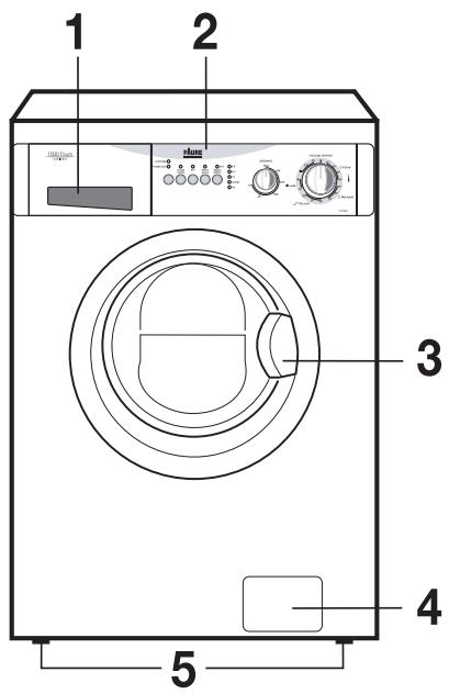 FAURE LFV1060 - Description de l'appareil - 1