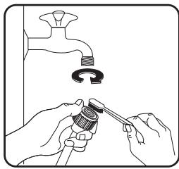 FAURE FWH7120P - Nettoyage du filtré du tuyau d'alimentation - 1