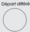 FAURE FWH7120P - Touche Départ différé - 2
