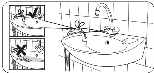 FAURE FWH7145P - Vidange de l'eau - 2