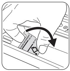 FAURE FWH7145P - La languette est vers le haut et vous pouvez utiliser une lessive liquide : - 1