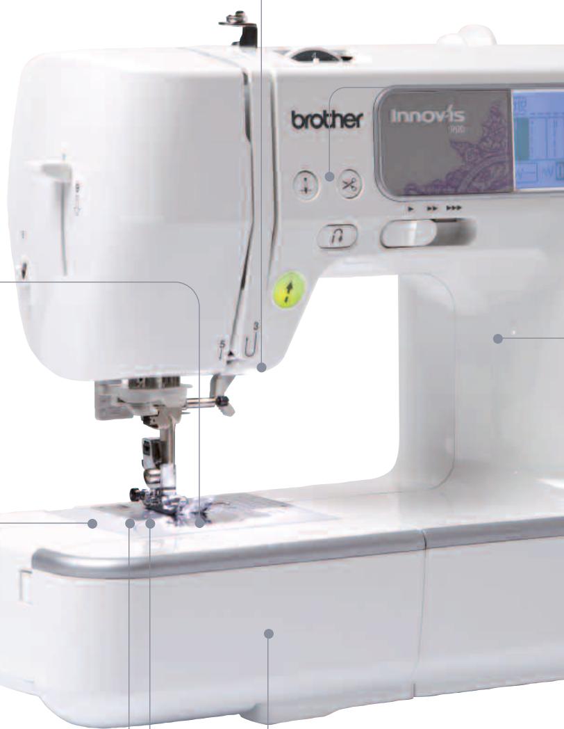 BROTHER INNOV-IS 900 - Bouton anti-bascule du pied presseur - 1