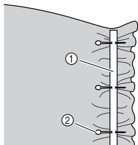 BROTHER DS-140, DS 140 - Fixation d'un élastique - 1