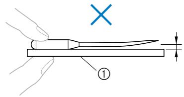 BROTHER DS-140, DS 140 - Aiguille incorrecte - 1