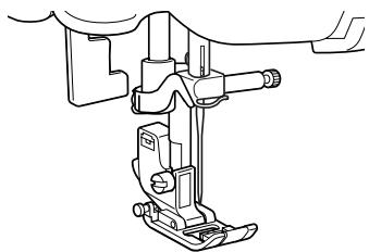 BROTHER INNOVIS 15 - Relevez le levier du pied-de-biche pour vous assurer que le pied-de-biche est bien fixé. - 1
