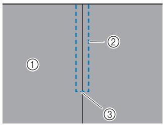 BROTHER INNOVIS 15 - Fixation d'une fermeture à glissière centrée - 1