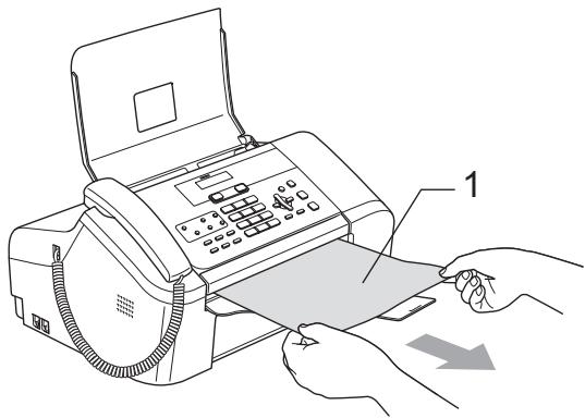 BROTHER FAX-1460 - Le document est coincé à l'avant, à l'intérieur de l'appareil - 1
