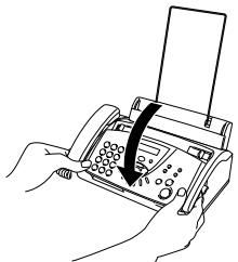 BROTHER FAX-T102,  FAX-T104,  FAX-T106 - Une sortie imprimée est coincée. - 1