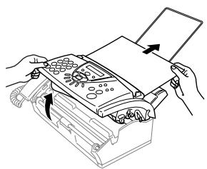 BROTHER FAX-T102,  FAX-T104,  FAX-T106 - Bourrage de papier - 4