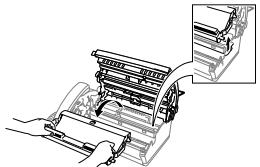 BROTHER FAX-T102,  FAX-T104,  FAX-T106 - Entretien courant Nettoyage de la tête d'impression - 1