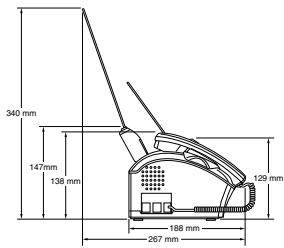 BROTHER T104 - Dimensions - 1