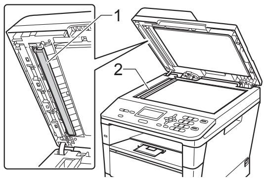 BROTHER DCP-8110DN - Nettoyage de la vitre du scanner - 2
