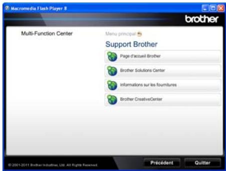 BROTHER DCP-8110DN - Accès au soutien Brother (Windows®) - 1