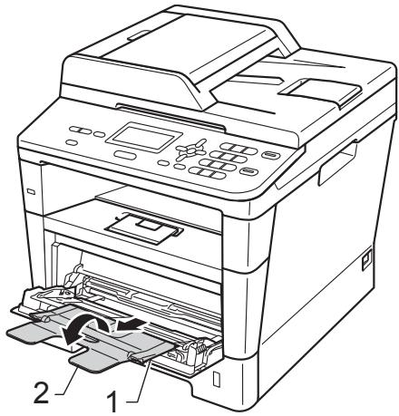 BROTHER DCP-8110DN - Chargement de papier dans le bac multifonction (bac MF) - 2