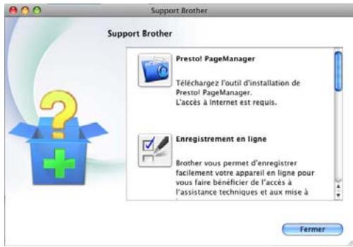 BROTHER DCP-8110DN - Accès au soutien Brother (Macintosh) - 1
