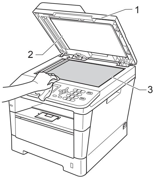 BROTHER DCP-8110DN - Nettoyage de la vitre du scanner - 1