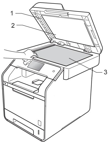 BROTHER MFC-L8650CDW - Nettoyage de la vitre du scanner - 2