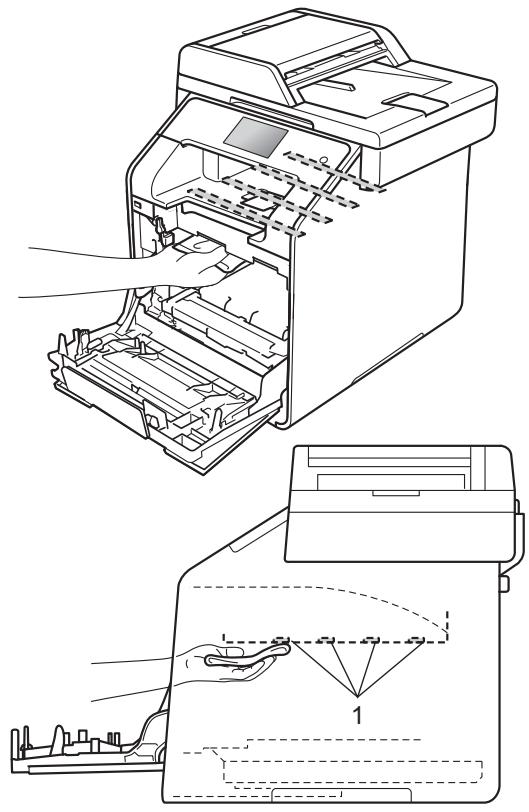 BROTHER MFC-L8650CDW - Nettoyage des fenêtres du scanner laser - 5