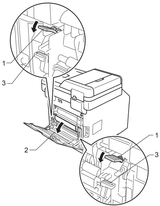 BROTHER MFC-L8650CDW - Le papier est coincé à l'arrière de l'appareil - 3