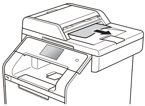 BROTHER MFC-L8650CDW - Le document est coincé au niveau du bac de sortie - 1