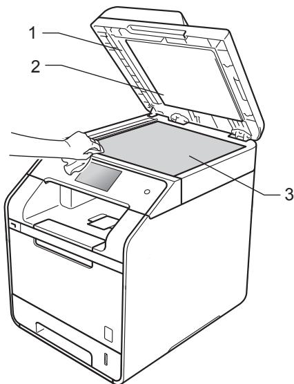 BROTHER DCP-L8450CDW - Nettoyage de la vitre du scanner - 2