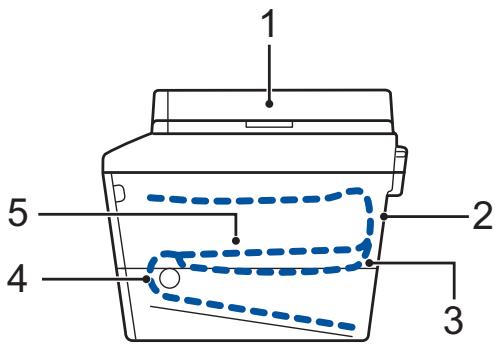BROTHER MFC-L2700DN - Localiser le document ou le papier coincide - 1