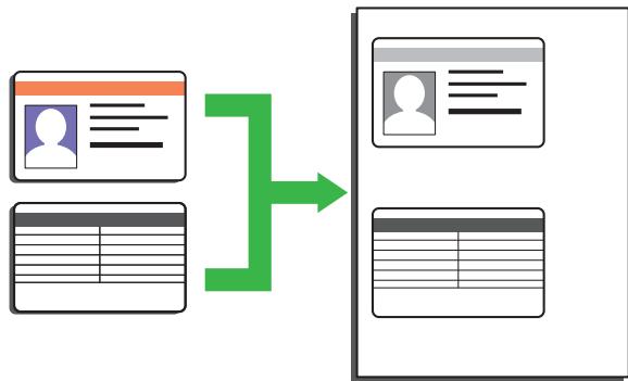 BROTHER MFC-L2700DN - Copier les deux faces d'une carte d'identité sur une page - 1