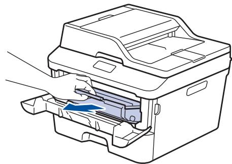 BROTHER MFC-L2700DN - Du papier est coincide à l'intérieur de l'appareil - 4