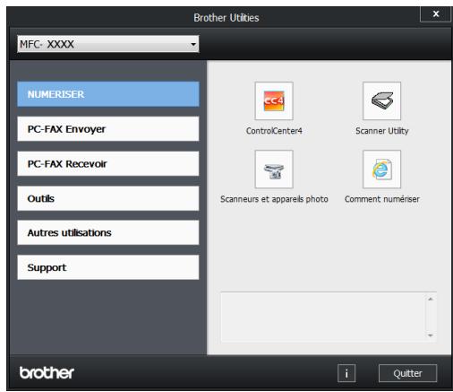 BROTHER MFC-L2700DN - Enregistrer des documents et des photos numériés dans un dossier sous forme d'un fichier PDF en utilisant le mode avancé de ControlCenter4 (Windows®) - 2