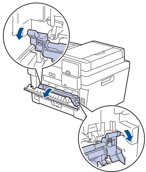 BROTHER MFC-L2700DN - Du papier est coincé à l'arrête de l'appareil - 2