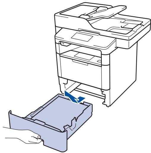 BROTHER MFC-L5700DN, MFC-L5750DW - Du papier est coincé au niveau du bac recto verso - 1