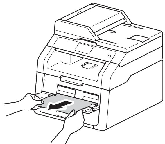BROTHER DCP-9015CDW - Le papier est coincé au niveau de la fente d'alimentation manuelle. - 1