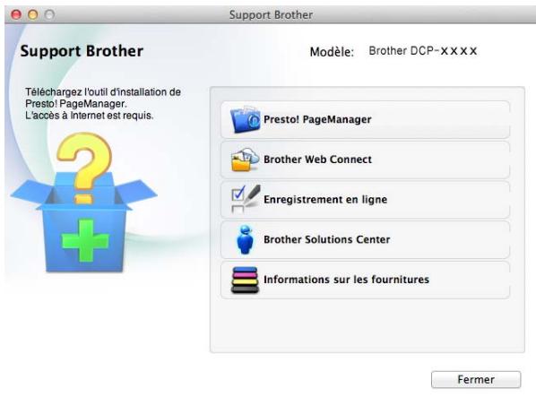 BROTHER DCP-9015CDW - Accès à l'assistance brother (macintosh) - 1