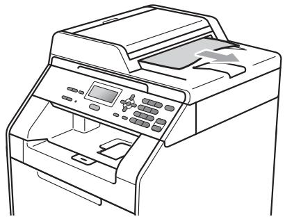 BROTHER DCP-9055CDN - Le document est coincé au niveau du bac de sortie - 1