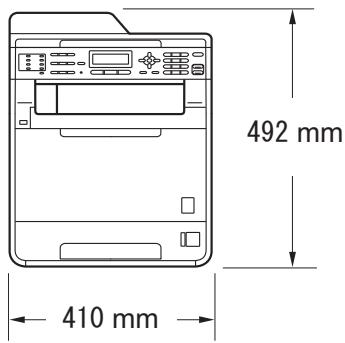 BROTHER MFC 9465CDN,  MFC-9460CDN - Dimensions - 1