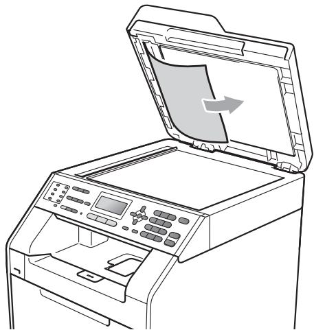 BROTHER MFC 9465CDN,  MFC-9460CDN - Le document est coincide sous le capot document - 1