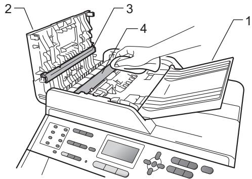 BROTHER MFC 9465CDN,  MFC-9460CDN - Nettoyage de la vitre du scanner - 1