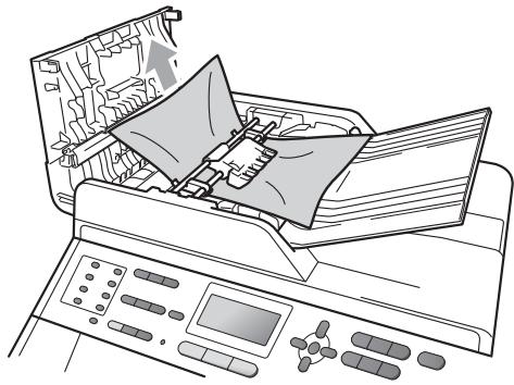 BROTHER MFC-9460CDN - Le document est coincé dans la partie supérieure du chargeur - 1